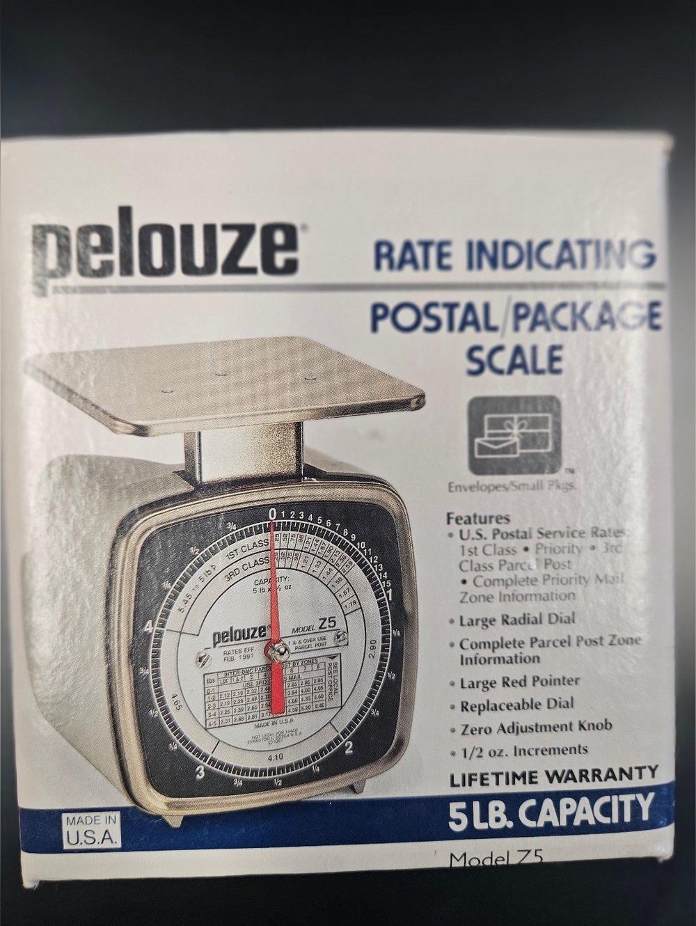 Vintage Pelouze Model Z5 Postal Package Scale Collector's Scale